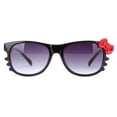 thumbnail image 2 of Newbee Fashion - Kyra Kids Retro Hello Kitty w/ Bow and Whiskers Lead-Free Sunglasses, 2 of 2