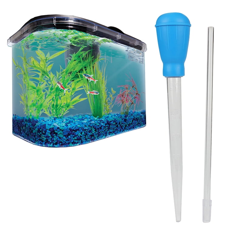 fish care accessories Abizoo Betta Tunnel, Navy Blue Betta Sleeping Tube Safe Hollow Design for Small Fish & Shrimp Ideal Toys for Bettas Guppies Resting Tank Hammock, Aquarium Decorations Hideout 1 x plant fork Must-Have Amazon Products for Betta