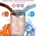 thumbnail image 4 of 1pc Santa Claus 30oz Tumbler with Straw & Handle - Insulated Stainless Steel Cup | Holiday Gift for Man Women (Christmas, Valentine's, Birthday), 4 of 7
