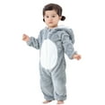 thumbnail image 4 of 0-3T Newborn Toddler Baby Winter Warm Fleece Hooded Rompers Animals Costume Infant Halloween Xmas Cosplay Clothes, 4 of 17
