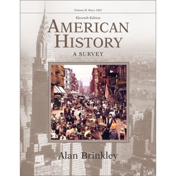 Pre-Owned American History: A Survey, Volume 2 MP w/PowerWeb (Paperback) 0072490535 9780072490534