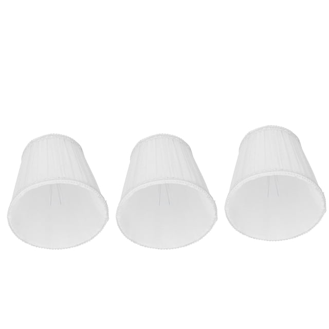 Cubija de Sombra de Accesorios de Lámpara Con Tela de de Transmitancia de Alta Luz y Diseño de Seguridad Para Clips de Bombillas E14 Para Candelabros de Vela