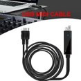 thumbnail image 2 of Cable de edición de registros de teclado de 2m Cable convertidor de piano eléctrico USB a Midi, 2 of 4