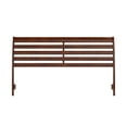 thumbnail image 3 of AFI Savannah King Solid Wood Headboard with Attachable Charger, Walnut, 3 of 8
