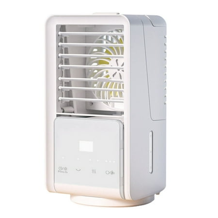 

summer air conditioner fans that blow cold for outside Gifts mom from son Cold Fan Spray Water Fan Desktop Charging Outdoor Small Chiller Mini Portable Air Conditioner