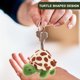 thumbnail image 4 of KAKOWELY 9 llaveros de peluche con forma de mochila, colgantes de peluche y decoración de llaveros de tortuga., 4 of 5