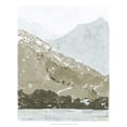 thumbnail image 2 of Stellar Design Studio 20x24 White Modern Wood Framed Museum Art Print Titled - Watercolor Mountain Retreat IV, 2 of 4