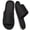 Black, variant on Ecetana Slippers for Women Open Toe Slippers Memory Foam Slip On Bedroom Slippers Indoor House Shoes