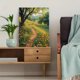 thumbnail image 5 of Qisvanset Framed Canvas Wall Art 12x16 Inch Sunlit Wildflower Meadow Country Trail Art, 5 of 5