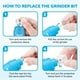thumbnail image 2 of BOSHEL Cabezal de Lijadora de Uñas para Perros y Repuesto de Punta de Diamante para Lijadora de Uñas para Mascotas - Paquete de 2 Brocas para Lijadora de Uñas para Perros, 2 of 6