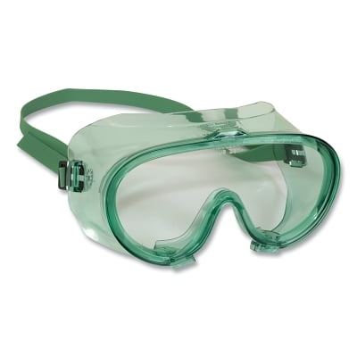 

Monogoggle 202 Safety Goggle Universal Clear Lens Green Frame D4/D5 Anti-Fog Ventless | Bundle of 2 Each