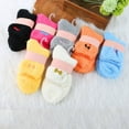 thumbnail image 4 of DQRPSEETB 6 Pairs Colorful Women Soft Fluffy Bed Socks Winter Warm Slipper Sock White Socks Women,Black Socks Pink, 4 of 9