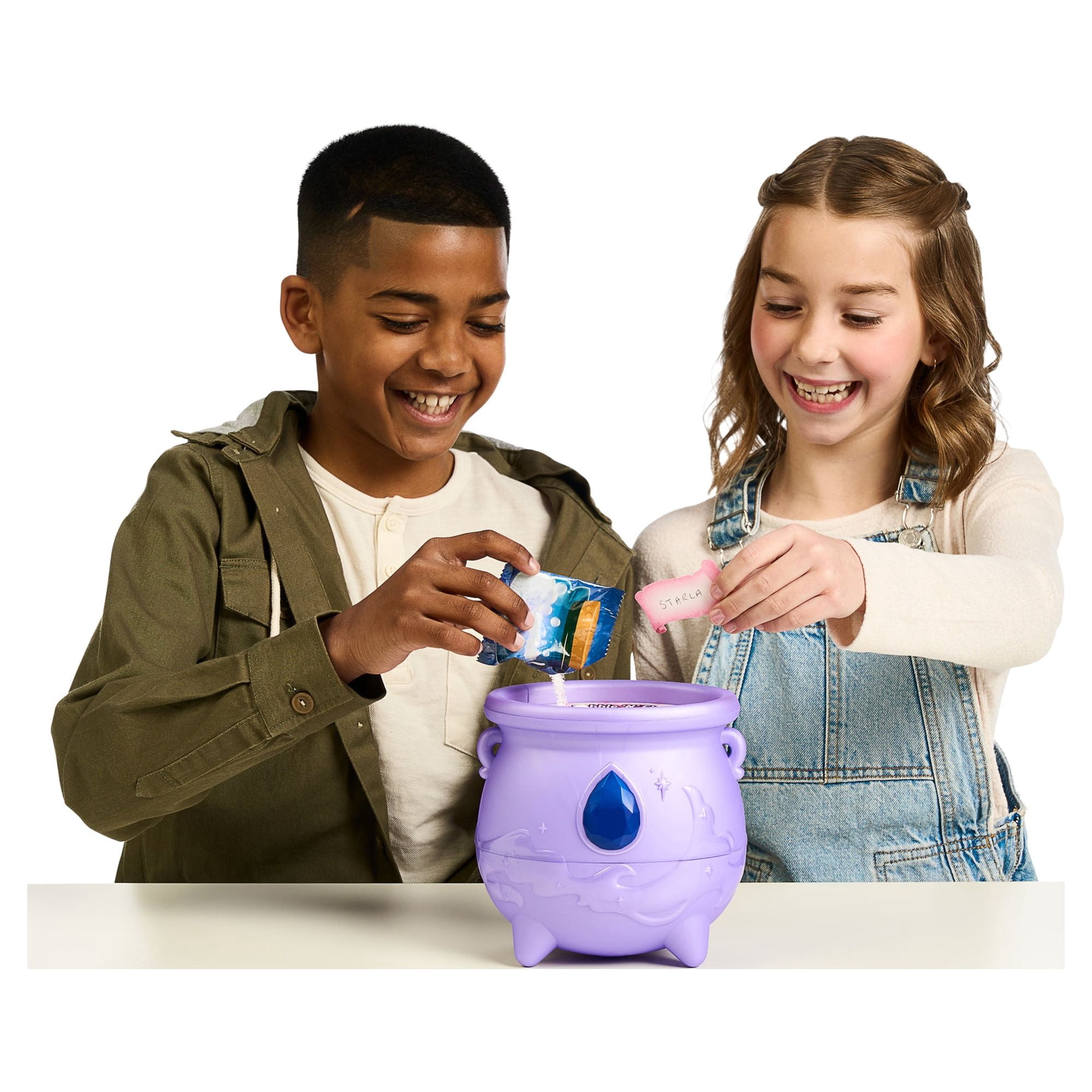 Magic Mixies Color Surprise Magic Purple Cauldron, Colors and Styles May Vary, Ages 5+