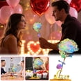 thumbnail image 2 of LED Rose Light Up Flower, Artificial Flower with Glittering Petals, Romantic Valentine's Day Gift for Her, Home Decor, Party Decoration, Battery Operated Gift for Girlfriend, Wife, Anniversary, 2 of 8