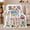 Best Quilt Days, variant on Soft Life Stitch Club Quote with Sewing Tools, Vintage Craft Style for Makers, Floral Needlework Motif and Birthday Gift, Cozy Flannel Blanket for Craft Room and Bedroom, Home Decor