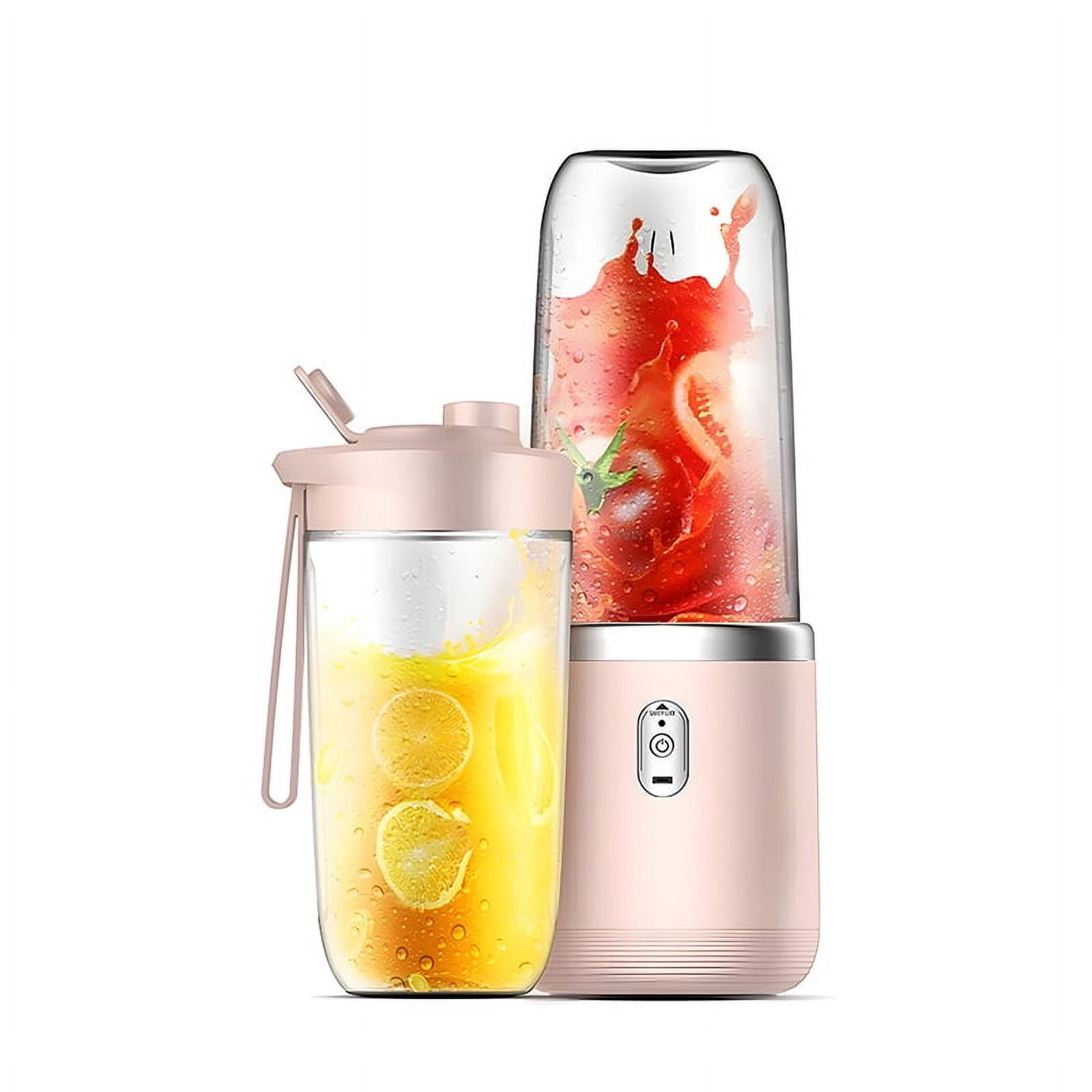 Portable Juicer Blender 400ml Electric Fruit Juicer USB Charging Lemon Orange Fruit Juicing Cup Smoothie Blender Machine
