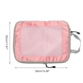 thumbnail image 2 of Ofertas Únicas 1 Pc Cubo de Empaque de Malla para Equipaje 11.81"x4.72"x14.96" Rosa, 2 of 6