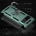 thumbnail image 6 of YEYKX for Google Pixel 6 Pro 6.7-inch Phone Case, Impact Resistant Metal Ring Magnetic Support Kickstand Drop Protector Cover for Google Pixel 6 Pro 6.7-inch,Green,For Google Pixel 6 Pro, 6 of 8