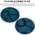 thumbnail image 5 of Dietary Plates for Portion Control Plates: Plastic Reusable Compartment Plastic Salad Plate, 5 of 5
