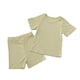 thumbnail image 1 of Odeerbi 1-4 Años Niños Niñas Pijama de Verano de Algodón de Manga Corta Conjunto de Pantalones Cortos Ropa de Dormir Suave Ropa de Casa Conjunto de Pijama, 1 of 4