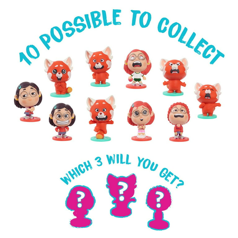 Disney and Pixar Turning Red Collectible Figures, Series 1 Blind Bag Movie  Collectibles, Officially Licensed Kids Toys for Ages 3 Up, Gifts and  Presents 