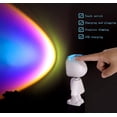 thumbnail image 5 of AMERTEER Robot Sunset Projection Lamp - 360 Degree Visual Mood Rotation Sunset Led Night Light Usb Led Projection Light Romantic Visual Mood Lighting Lamp For Bedroom Wedding Garden Party Home, 5 of 7