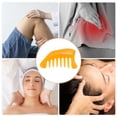 thumbnail image 4 of Unique Bargains 1 Pc Portable Head Massage Comb for Home Orange Yellow Resin, 4 of 5