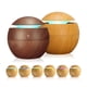 thumbnail image 3 of Humidificador de grano de madera colorido, atomizador de aire silencioso para el hogar, humidificador ultrasónico de escritorio para oficina con USB, 3 of 6