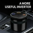 thumbnail image 2 of Mistaha High-Power 150W Car Power Inverter with QC3.0 Fast Charging, Dual USB+Type C Ports, Universal Socket, Cigarette Lighter - Black, 2 of 7