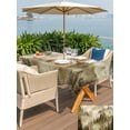 thumbnail image 5 of Outdoor Tablecloth with Umbrella Hole for Patio/Picnic/Party, Brown Mountain Waterproof Table Cloth Rectangle Table Cover Washable, Misty Forest Nature Woodland Pine Tree Landscape (60"x 120"), 5 of 8