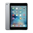 thumbnail image 2 of Pre-Owned Apple iPad Mini 4 A1550 (WiFi + Cellular Unlocked) 16GB Space Gray Bundle with Case, Wireless Earbuds,Tempered Glass Screen Protector, 2 of 5