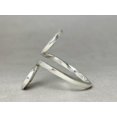 thumbnail image 4 of Heaven Crafts Chunky Spiral Ring Sterling Silver 925 Handmade Adjustable Double Coil Ring For Women, 4 of 5
