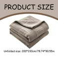 thumbnail image 4 of Fleece Blanket Cotton, Blanket 1× Soft Warm Blanket (Multi-color-One Size), 4 of 8