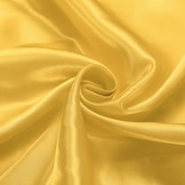 Gold Satin Fabric by the Yard, 2 Yards 60" Wide Silky Satin Fabric Solid Satin Cloth Fabric for Bridal Dress Wedding Decorations Crafts Sewing