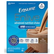 Ensure Enlive Advanced Nutrition Shake Milk Chocolate -- 4 Bottles