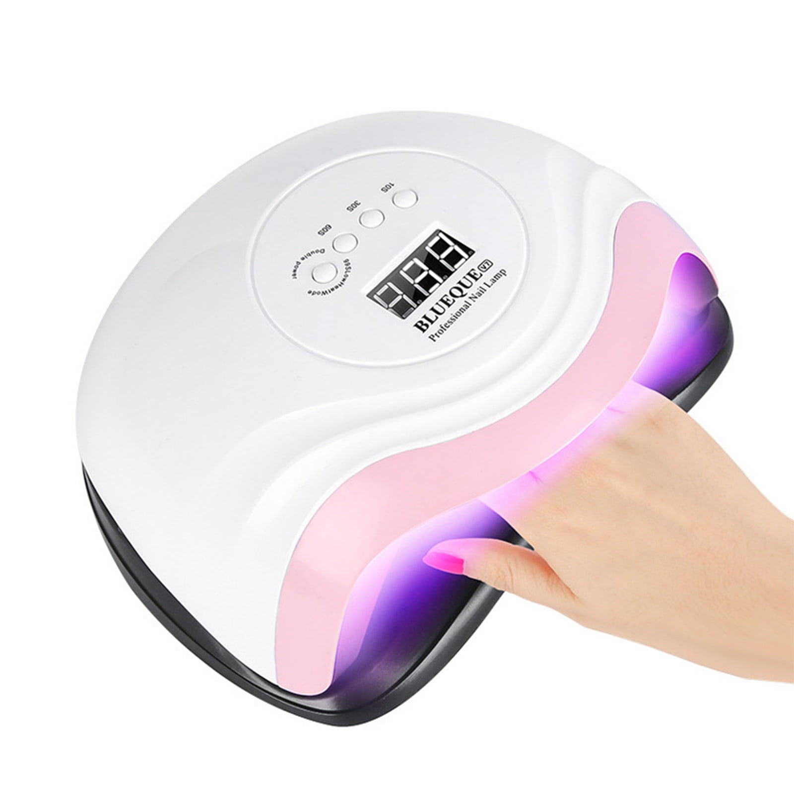 CANVALITE UV LED Nail Lamp Fast Curing Gel Nail for Home and Salon (168W)