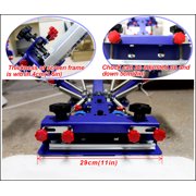 Techtongda 4 Color 2 Station Screen Printing Kit Press Full Set Starter Bundle Kit #006976
