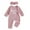 Z01-Pink, variant on Zshosam Infant Girl Clothes Newborn Newborn Baby Girl Clothes Ribbed Ruffle Romper Long Sleeve Zipper Romper Jumpsuit Coming Home Romper Girl Size 6 9 Months,(Pink 6-9 Months)