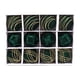 thumbnail image 1 of 12 Bolas Navideñas de Terciopelo, Adornos de Plástico Flocado, Decoración Navideña, 6 Cm | Color Marrón | Hebilla Metálica y Cuerda para Colgar | Plástico de Calidad | 12 Unidades, 1 of 6