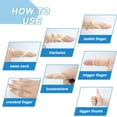 thumbnail image 4 of 5Pcs Finger Splint, Trigger Finger Splint, Comfortable Trigger Finger Splint, Thumb Brace to Support and Protection for Arthritis, Trigger Finger, Thumb, and Other Finger Conditions(1,2,3,4,5, Sizes), 4 of 7