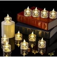 thumbnail image 4 of 48 Velas Led De Cristal Para Regalos Decorativos De Fiesta Modelo Blanco, 4 of 4