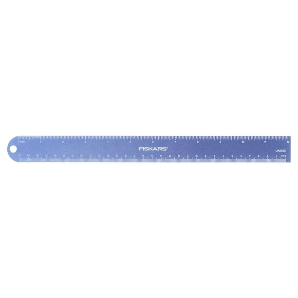 Fiskars Metal Ruler for Measuring, 12