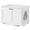 White, variant on Alden Design Wooden Pet Litter Box for Pets Cat Hidden Washroom Bathroom with Door, White