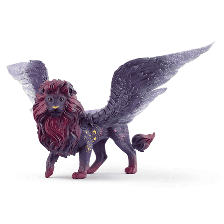Schleich Bayala - 5 Glow in the Dark Moon Lion Toy - Unique Fantasy Action Figure for Boys and Girls - Fun Imaginative Play Animal Figurine - Toys for Kids Ages 5+ | 70837