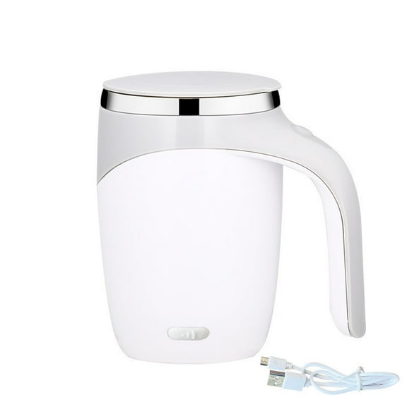Portable Automatic Magnetic Stirring Coffee Mug Rechargeable 304 Stainless Steel Electric Mixing Cup Self Mixing Coffee Tumbler