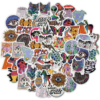 Trippy Stoner Psychedelic Hippie Stickers Wholesale sticker supplier
