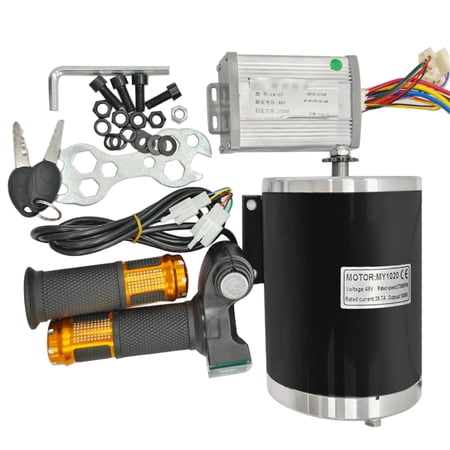 Electric Bicycle Conversion Kit 48V 1000W with Throttle Control for E-Bike Scooter Motor, Go Kart, ATV