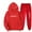 Red, variant on QQAMB Merry Christmas Sweatsuits for Women Funny Xmas Graphic Long Sleeve Hooded Sweatshirts Jogger Trouser Matching Set