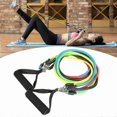 thumbnail image 4 of 11Pcs Yoga Strap Latex Resistance Bands Exercise Home Gym Tube Fitness Elastic, 4 of 5