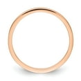 thumbnail image 2 of Real 14kt Rose Gold 1.2mm Flat Satin Stackable Band Size: 8; for Adults and Teens; for Women and Men, 2 of 4